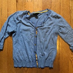 New York & Company Stripe Cardigan